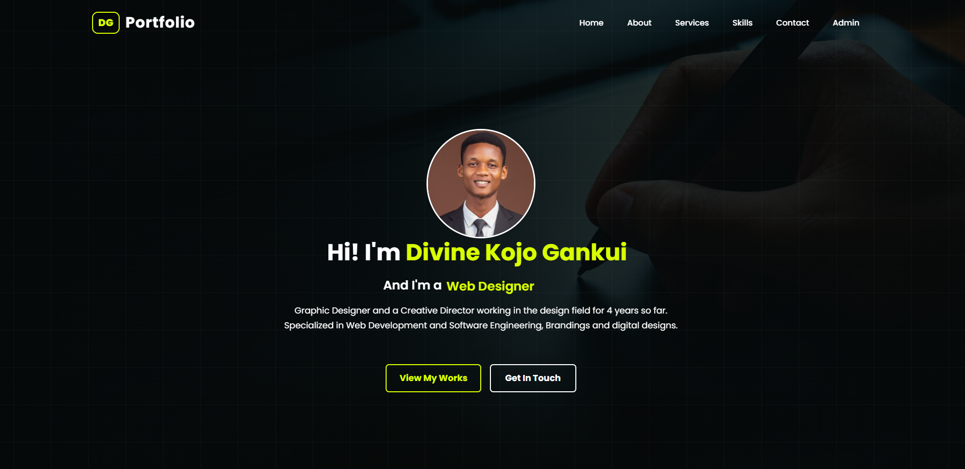 Divine Kojo Gankui Personal Portfolio